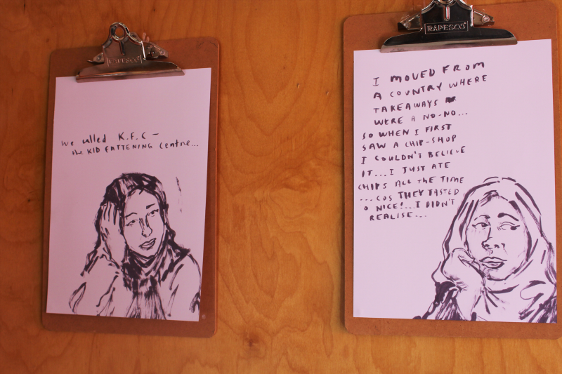 Community testimonials about fast food culture